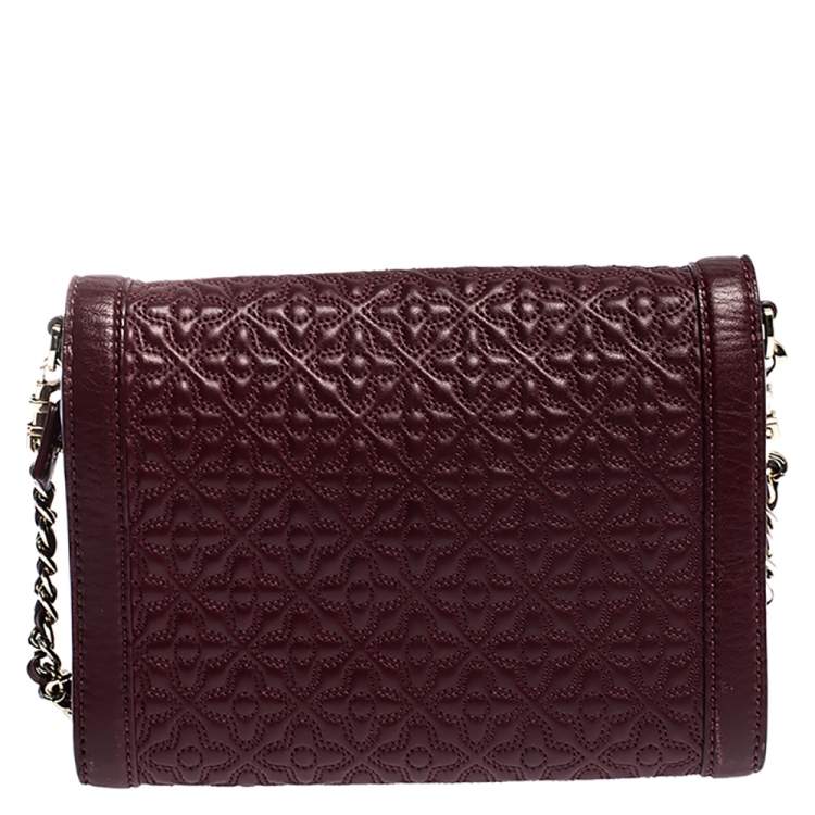 burgundy tory burch purse