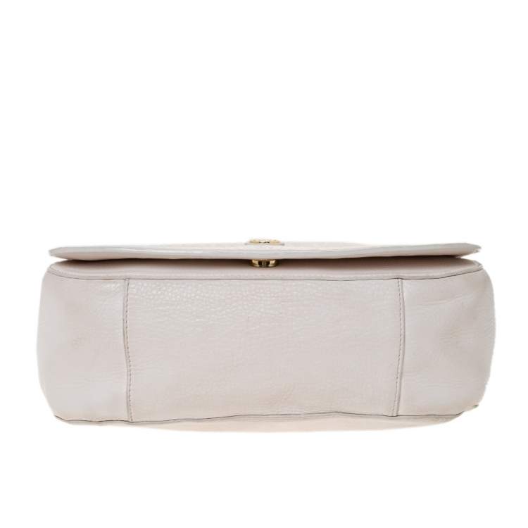 مملوكة مسبقًا Tory Burch Cream Quilted Leather Bryant Shoulder Bag