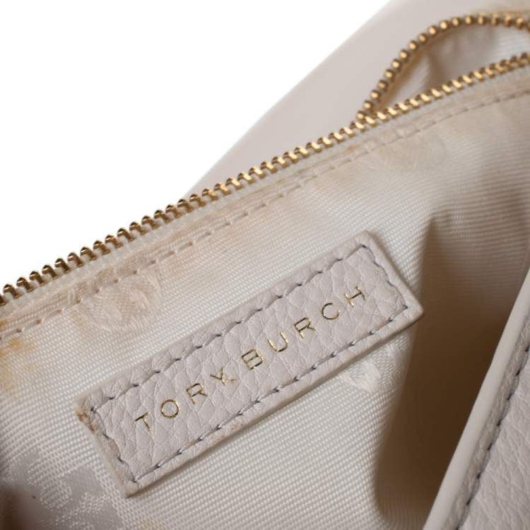 مملوكة مسبقًا Tory Burch Cream Quilted Leather Bryant Shoulder Bag