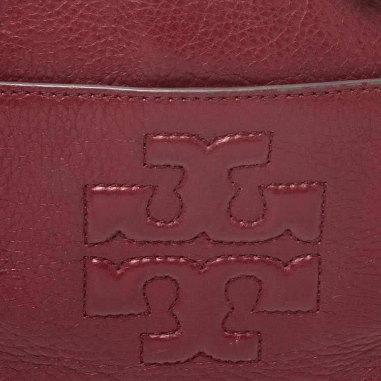 Pre Owned Tory Burch Red Leather Camera Shoulder Bag