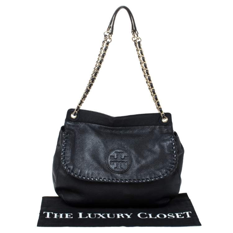 tory burch chelsea flap leather shoulder bag