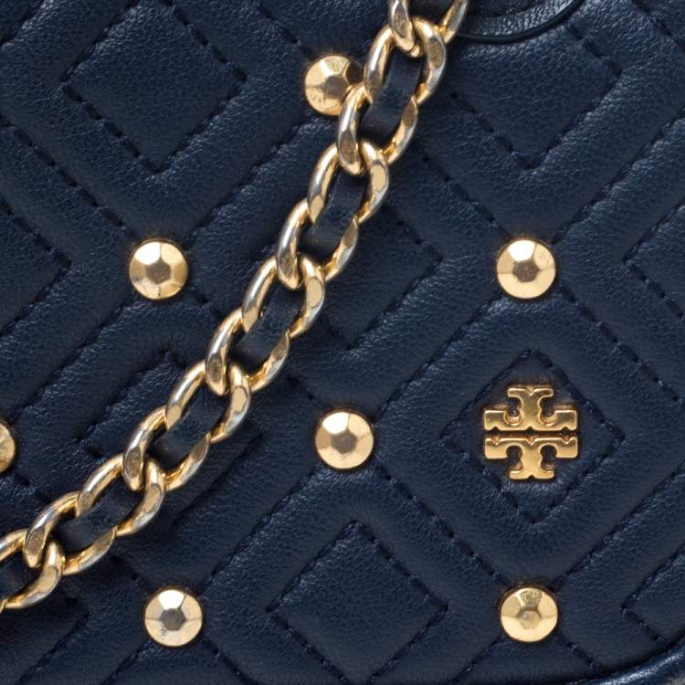 tory burch studded quilted leather shoulder bag