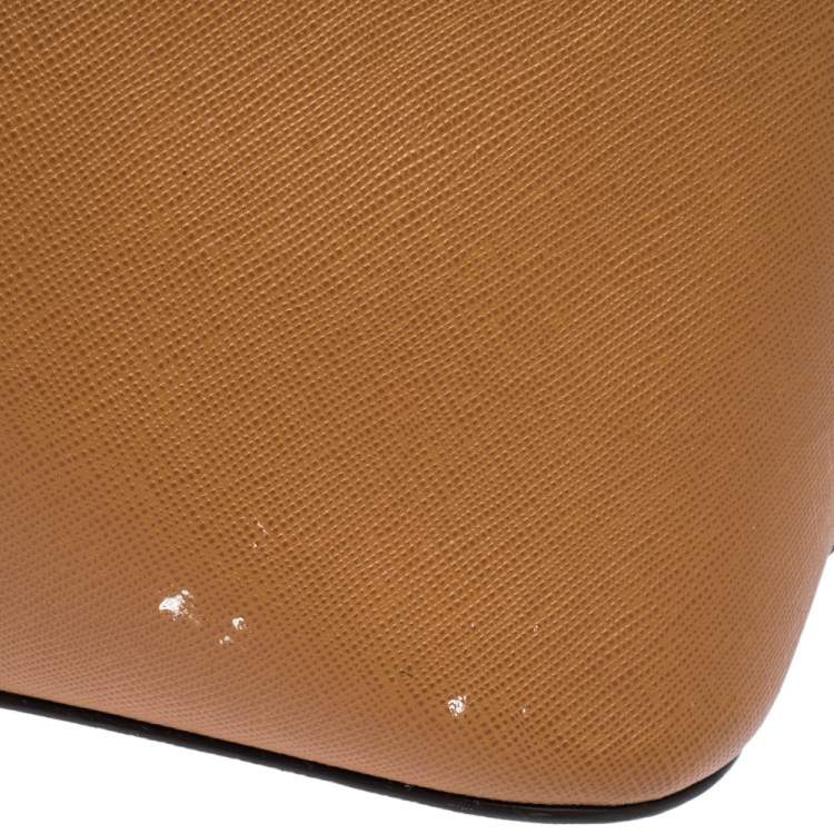 Pre Owned Tory Burch Brown Leather Robinson Dome Satchel