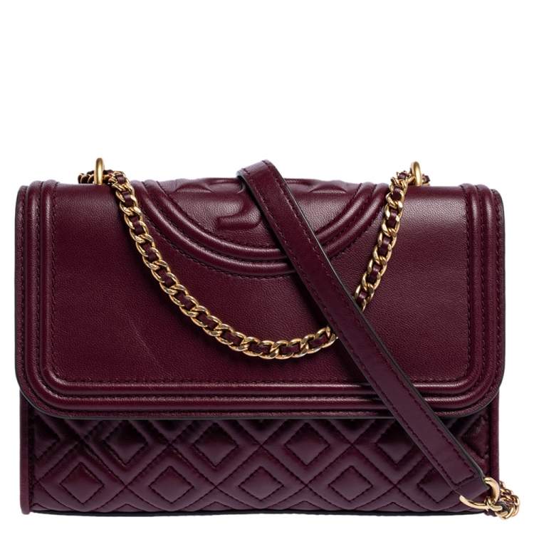 burgundy tory burch bag