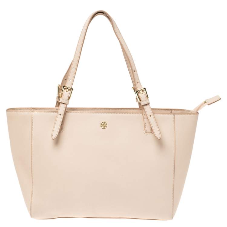 Tory Burch 'York' Buckle Tote in Pink