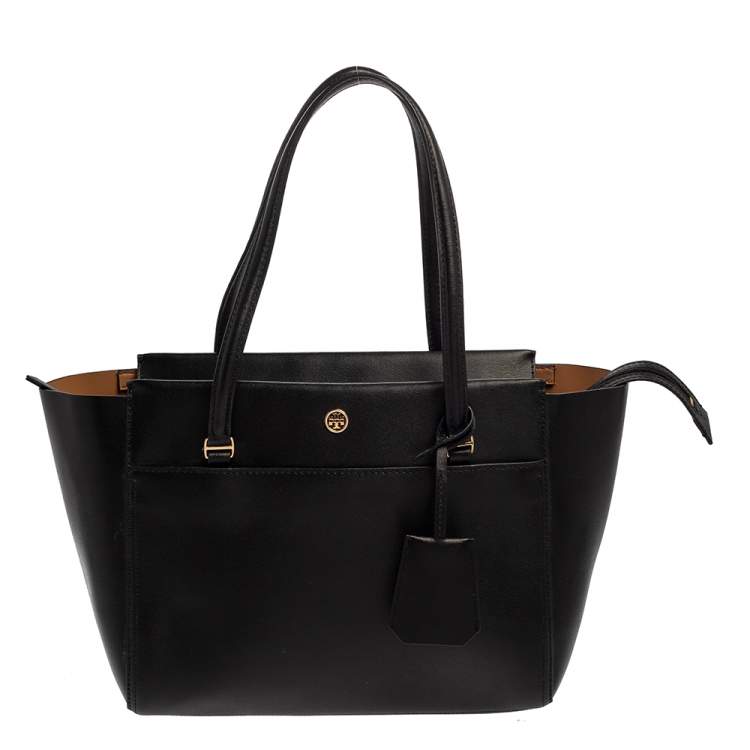 Tory burch parker hot sale tote black