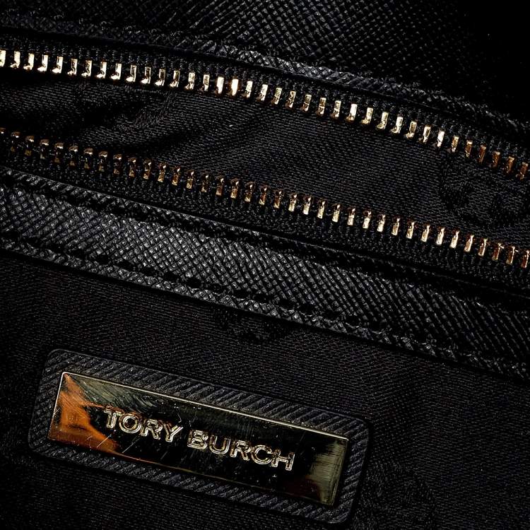 Pre Owned Tory Burch Black Leather Kira Shoulder Bag