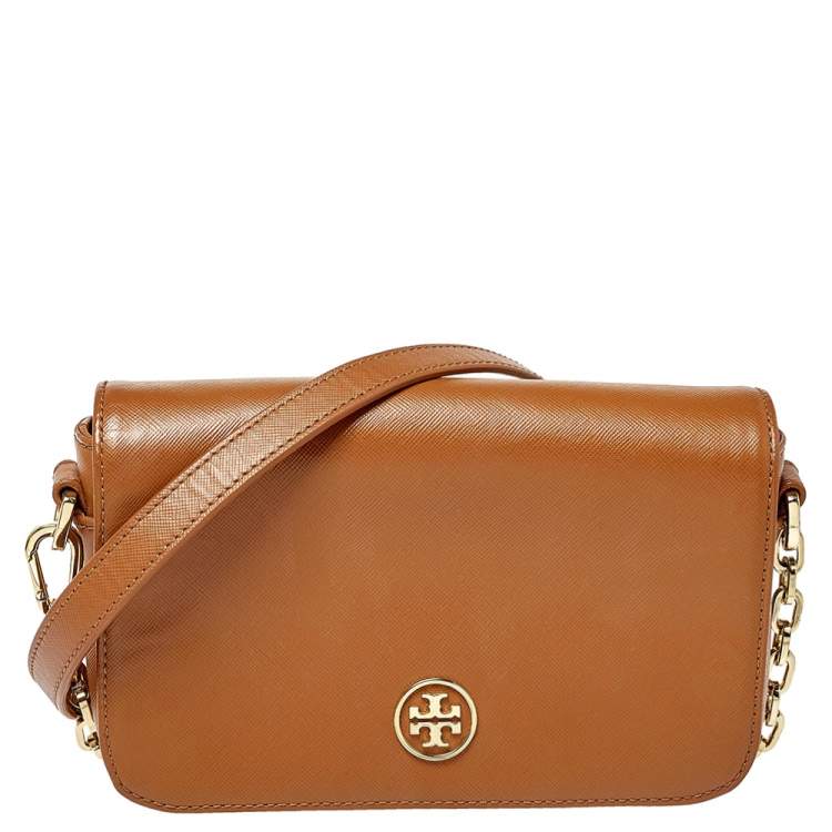 Tory Burch Black Leather Robinson Round Crossbody Bag Tory Burch | The  Luxury Closet