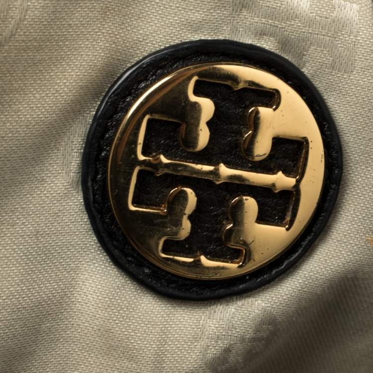 Pre Owned Tory Burch Black Leather Amanda Hobo