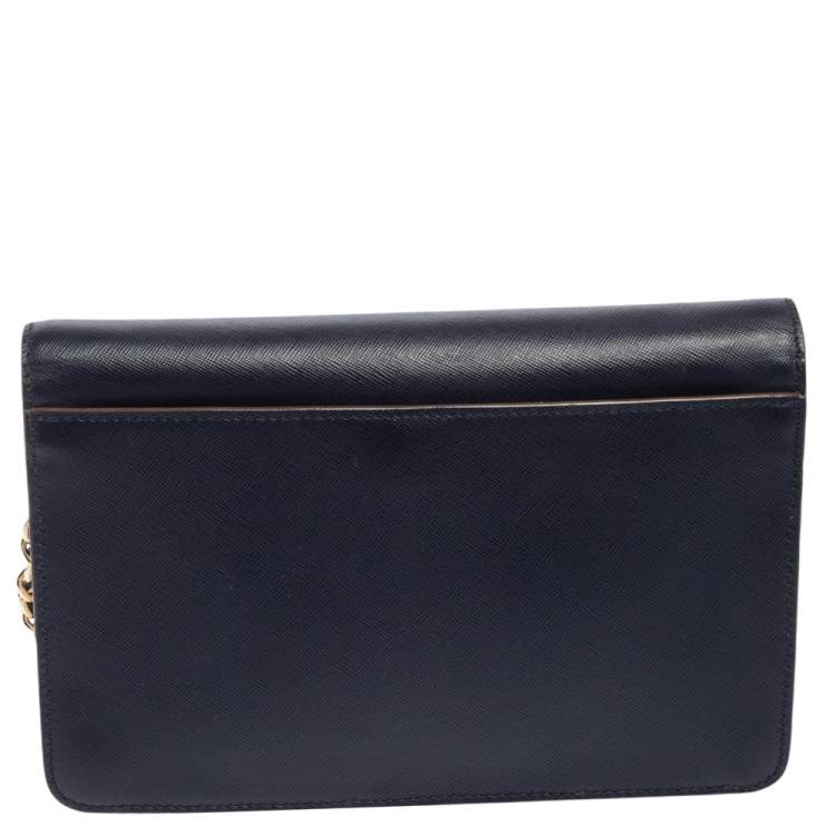 Pre Owned Tory Burch Multicolor Leather Kira Shoulder Bag