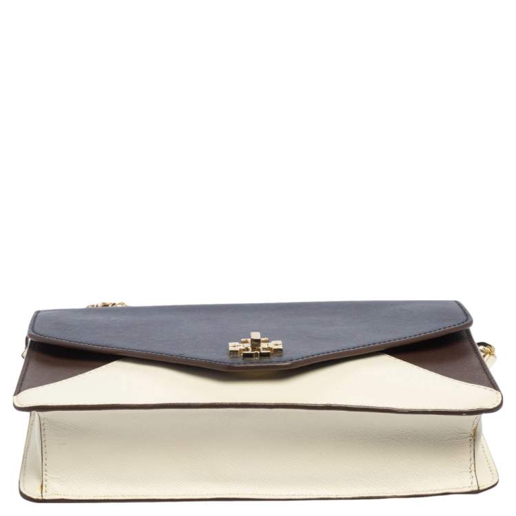 Pre Owned Tory Burch Multicolor Leather Kira Shoulder Bag