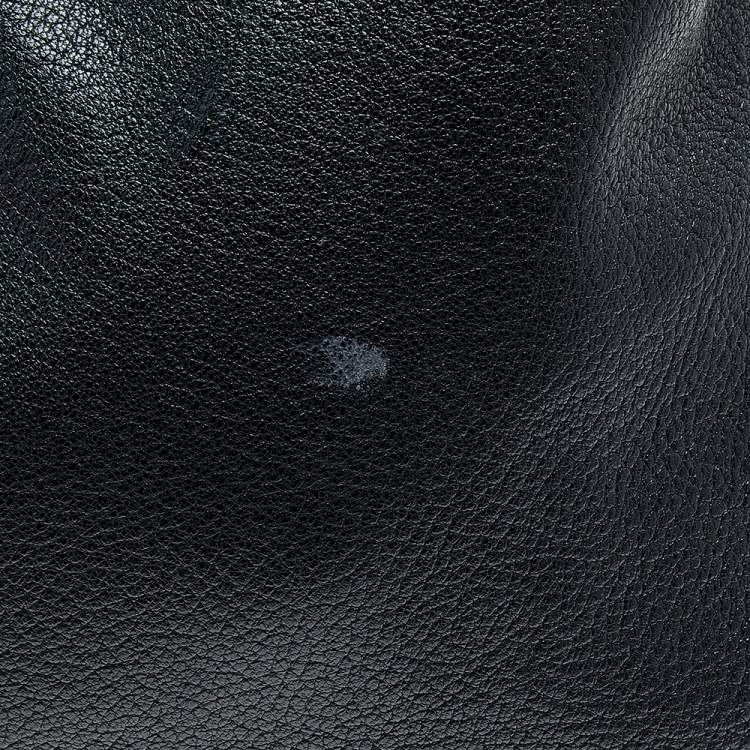 Pre Owned Tory Burch Black Leather Hobo