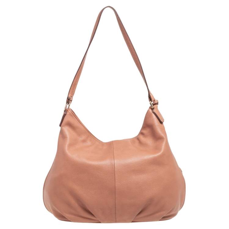 Pre Owned Tory Burch Tan Leather Thea Hobo