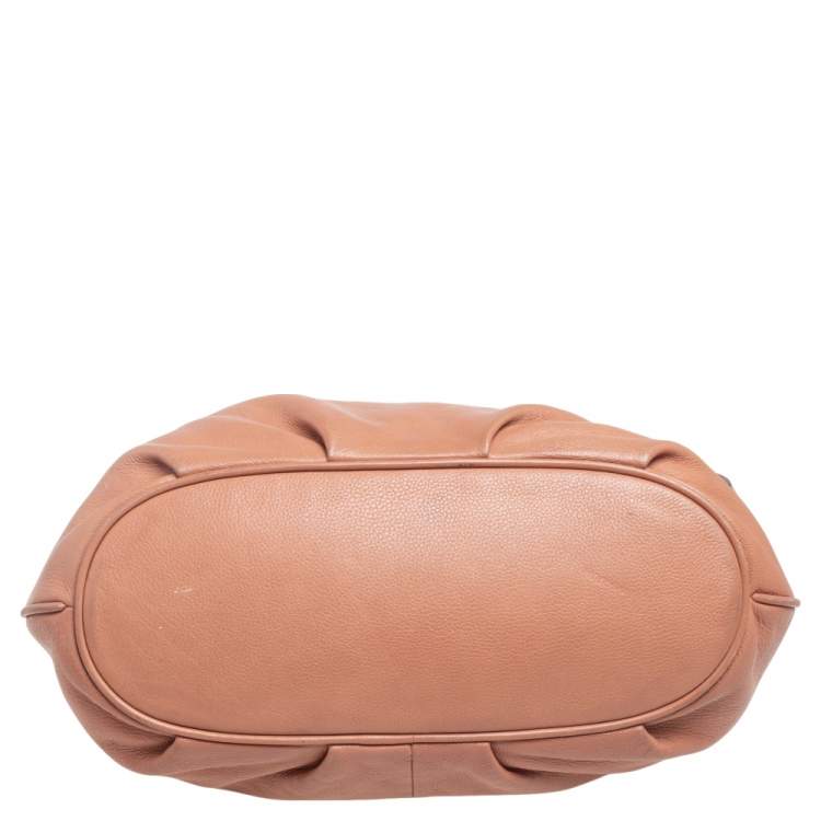 Pre Owned Tory Burch Tan Leather Thea Hobo