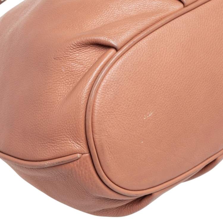 Pre Owned Tory Burch Tan Leather Thea Hobo