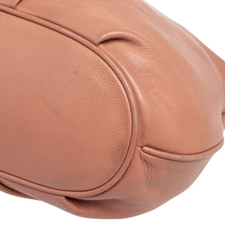 Pre Owned Tory Burch Tan Leather Thea Hobo