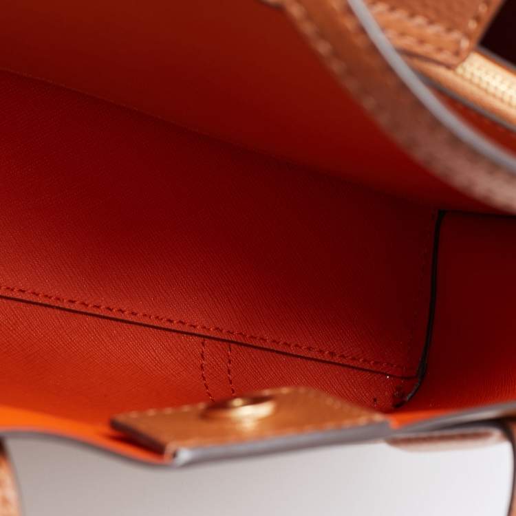 Tory Burch Brown Leather Small Perry Tote Tory Burch