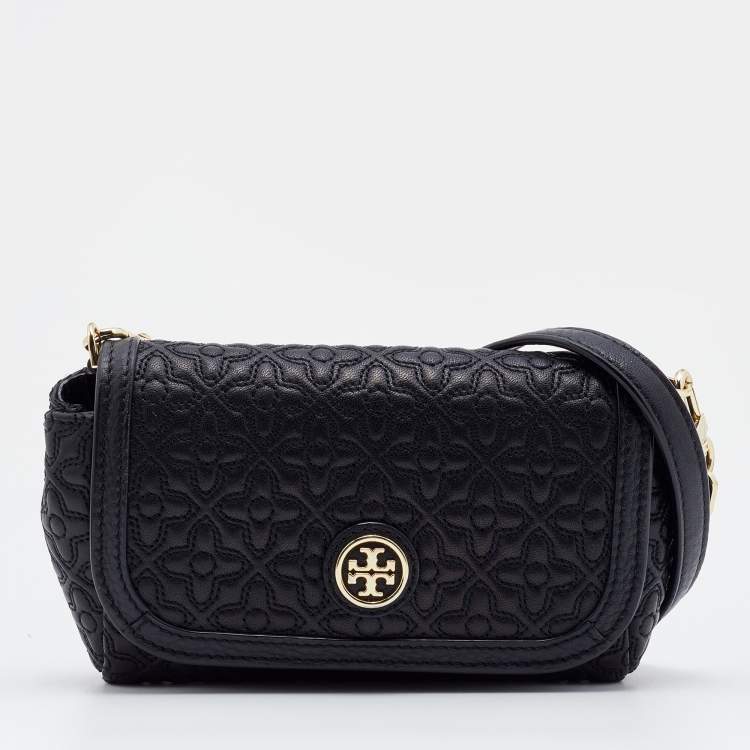 Tory Burch Black Quilted Leather Small Bryant Crossbody Bag Tory Burch | TLC