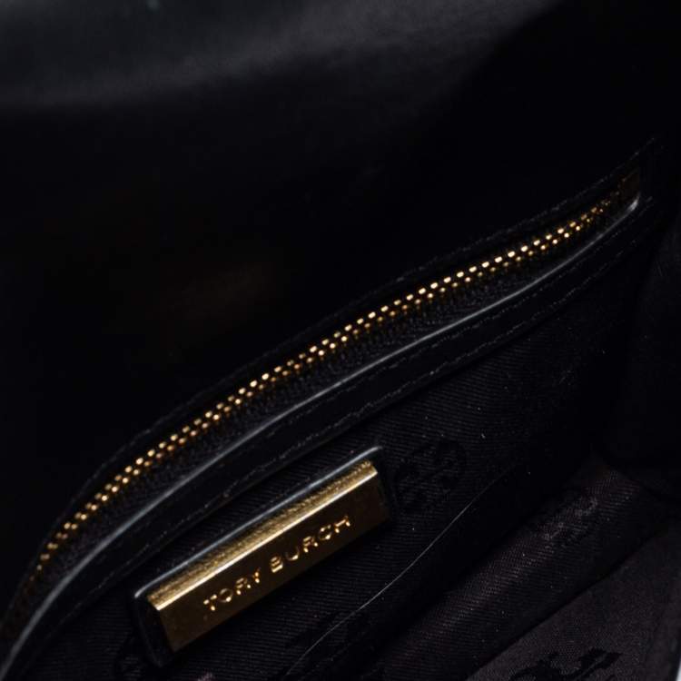 Pre Owned Tory Burch Black Leather Alexa Shoulder Bag