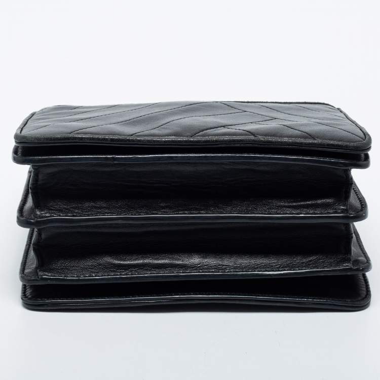 Pre Owned Tory Burch Black Leather Alexa Shoulder Bag