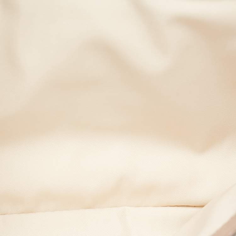 Pre Owned Tory Burch Beige Leather Fleming Shoulder Bag