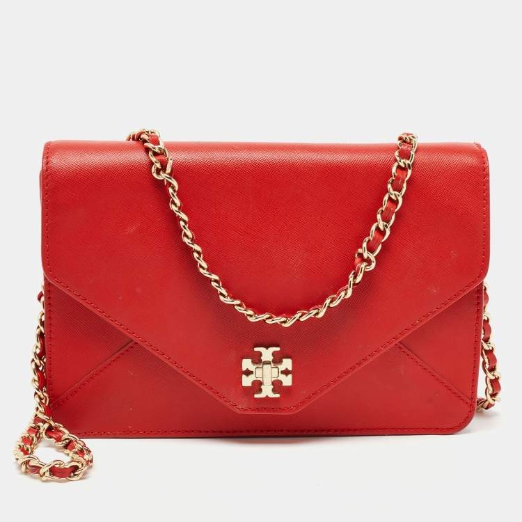 Tory Burch factory Kira Envelope Leather Crossbody Purse