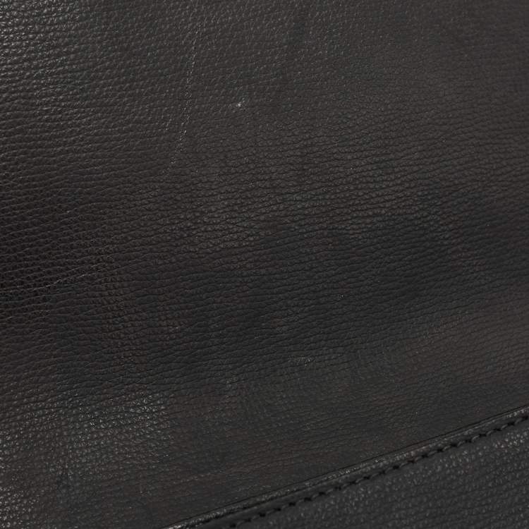 Pre Owned Tory Burch Black Saffiano Leather Kira Chain Bag