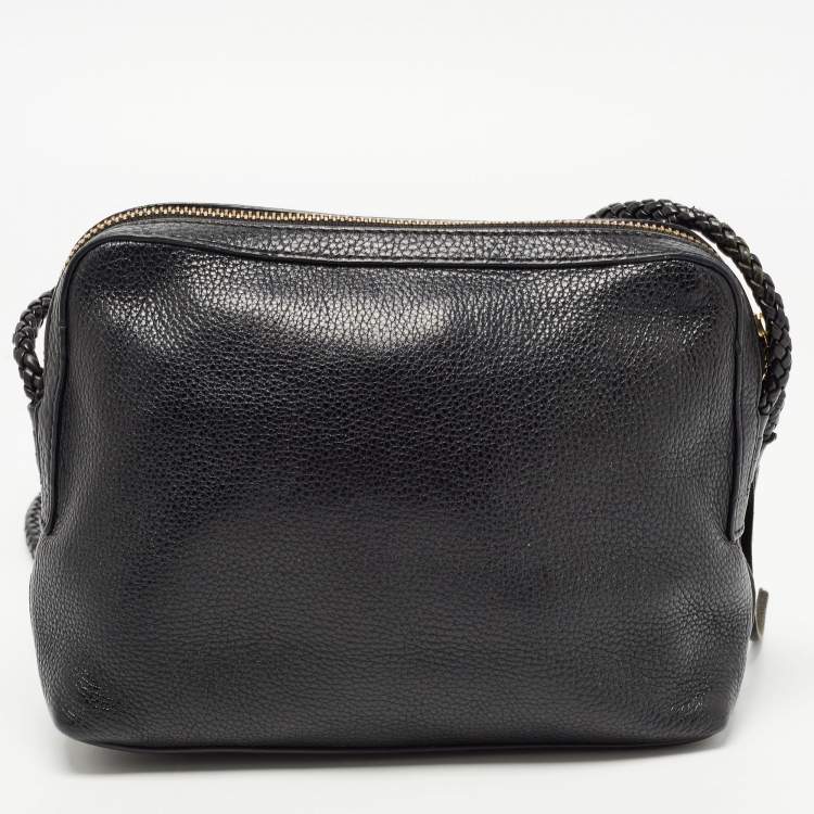 Pre Owned Tory Burch Black Leather Taylor Camera Bag