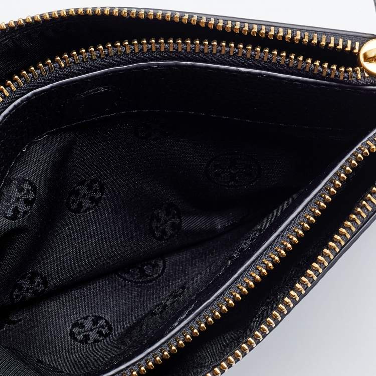 Pre Owned Tory Burch Black Leather Crossbody Bag