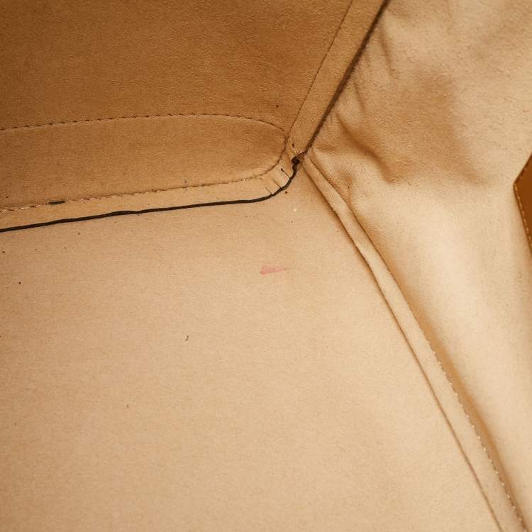 مملوكة مسبقًا Tory Burch Beige T Monogram Jacquard Canvas and Leather Tote