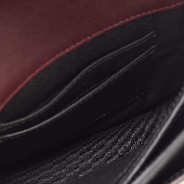 Pre Owned Tory Burch Multicolor Leather and Suede Mixed Material Robinson Shoulder Bag