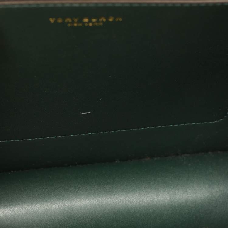 Pre Owned Tory Burch Burgundy Leather Eleanor Crossbody Bag