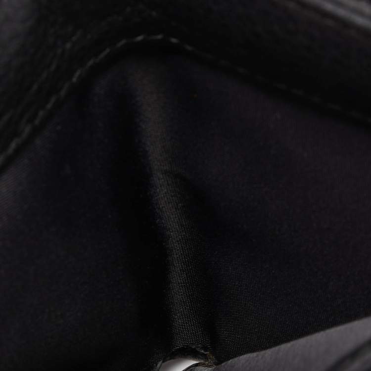 Pre Owned Tory Burch Black Leather Amanda Compact Wallet