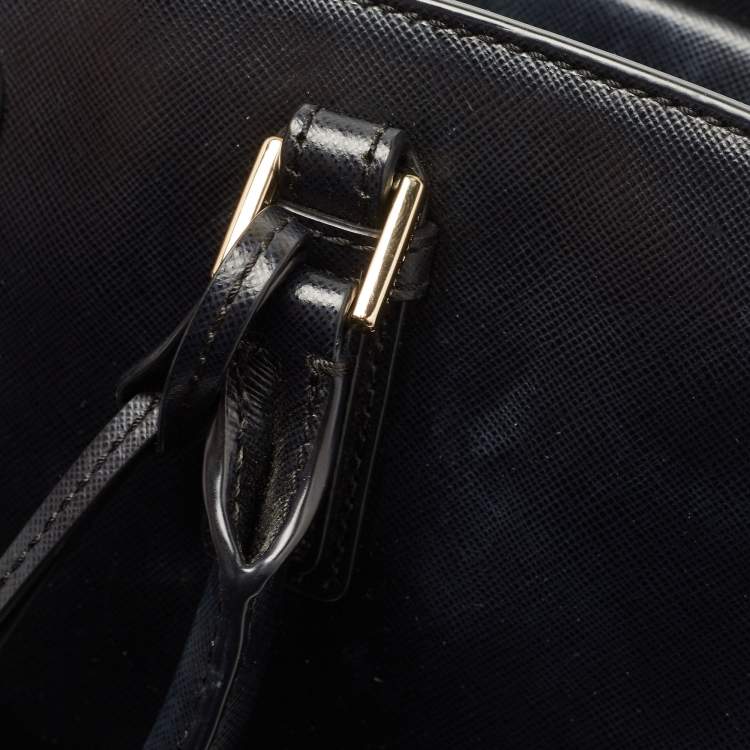 Pre Owned Tory Burch Black Leather Robinson Dome Satchel