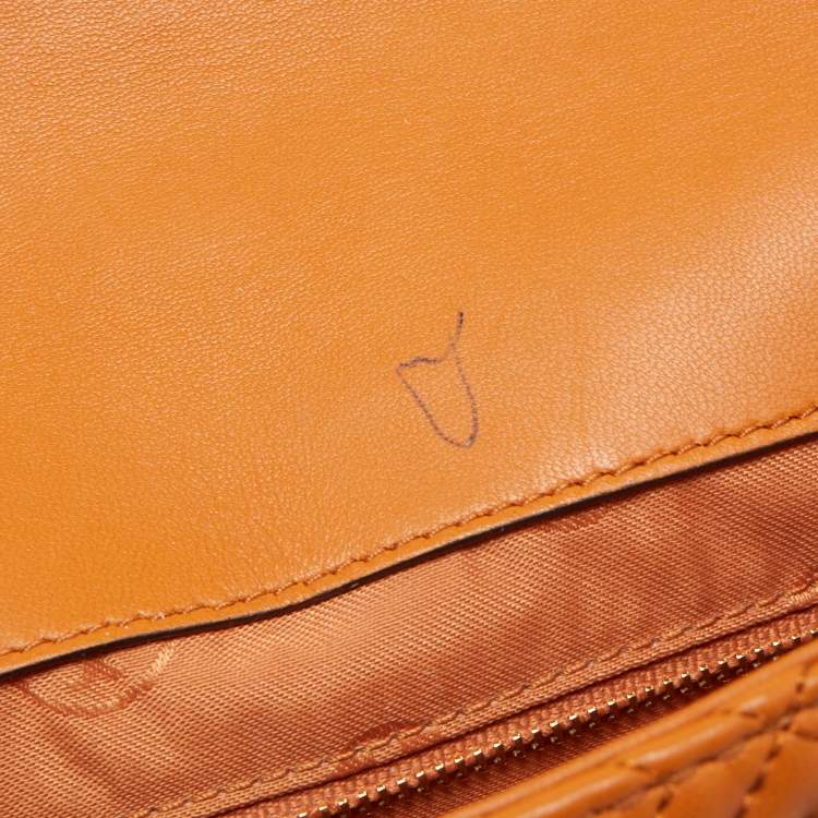 Pre Owned Tory Burch Tan Leather Fleming Shoulder Bag