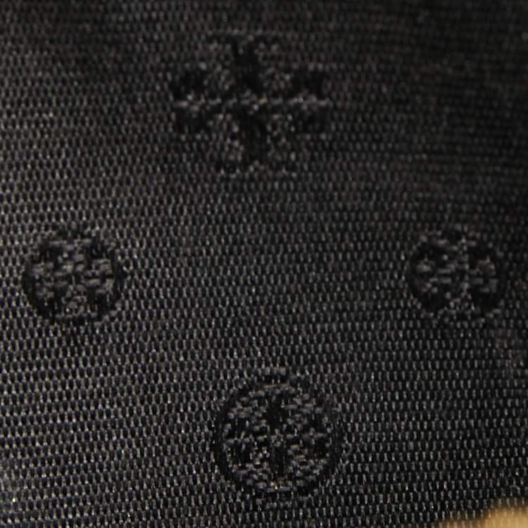 Pre Owned Tory Burch Black Leather Britten Crossbody Bag