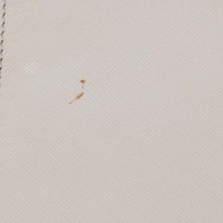 Pre Owned Tory Burch Taupe Leather Robinson Flap Shoulder Bag 