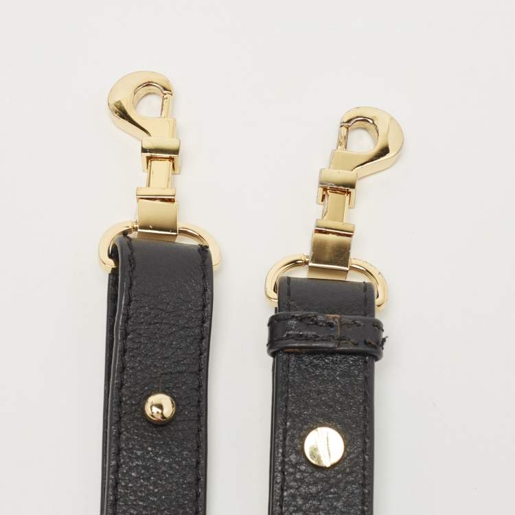 Pre Owned Tory Burch Black Leather Amanda Foldover Crossbody Bag