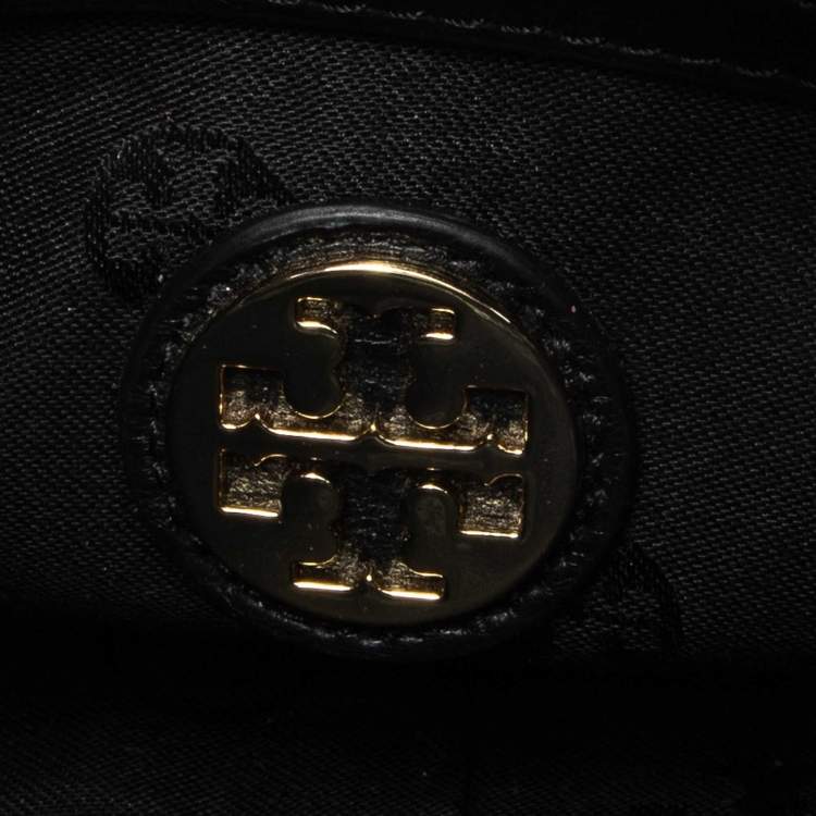 Pre Owned Tory Burch Black Leather Thea Shoulder Bag
