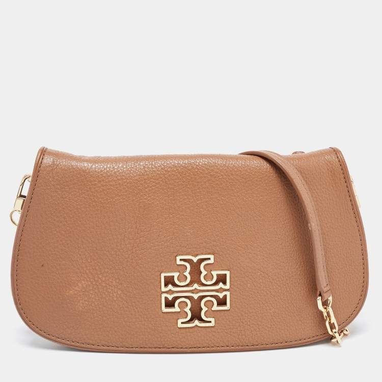 Tory Burch Tory Burch Chain Shoulder Bag leather Gold logo Used Women  Crossbody ｜Product Code：2107400185059｜BRAND OFF Online Store