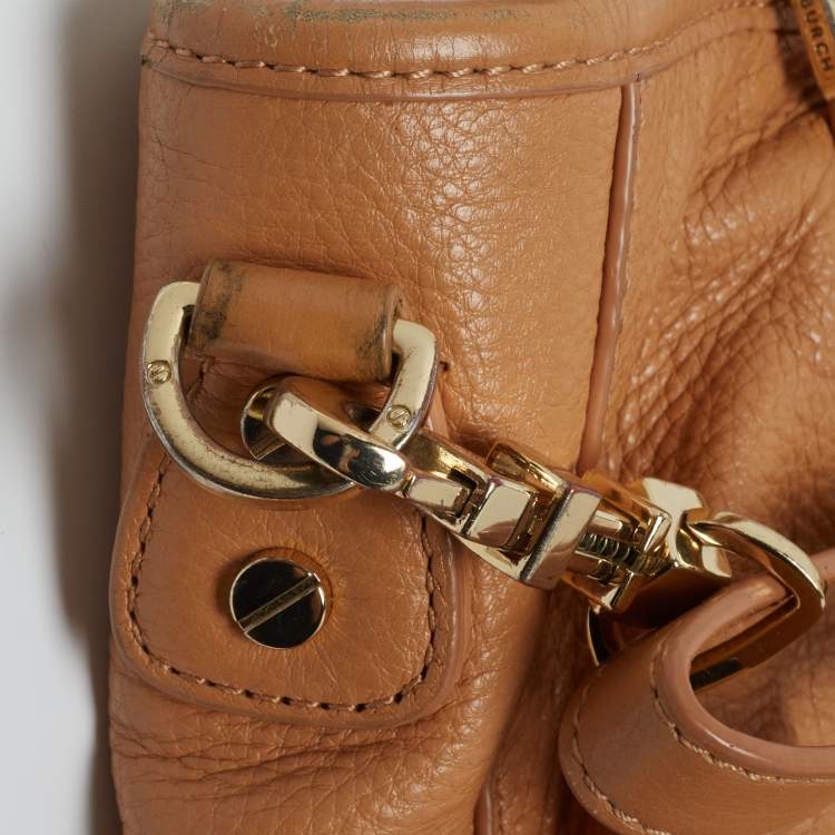 Pre Owned Tory Burch Tan Leather Amanda Hobo
