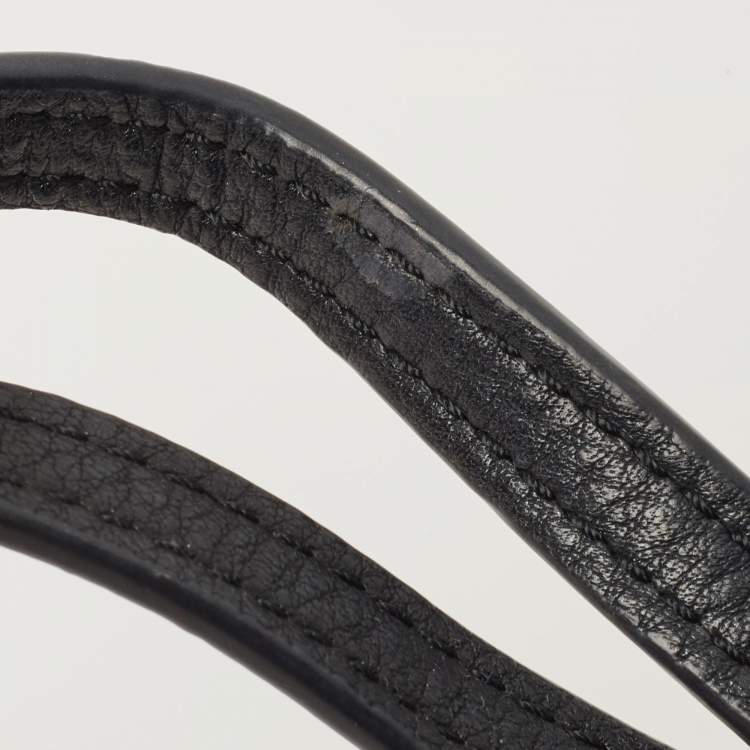 Pre Owned Tory Burch Black Leather Britten Crossbody Bag