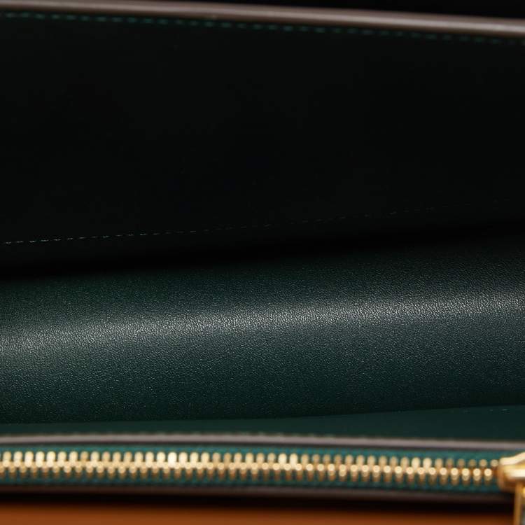 Pre Owned Tory Burch Brown Leather Eleanor Shoulder Bag