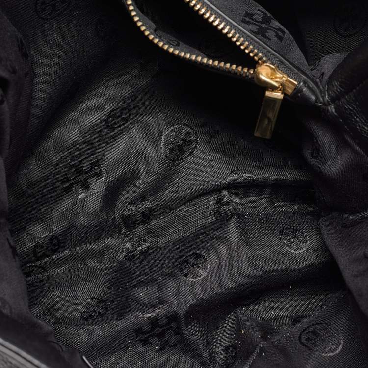 Pre Owned Tory Burch Black Leather Thea Chain Shoulder Bag