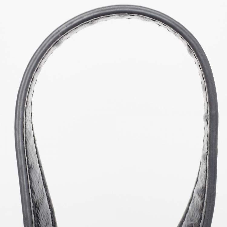 Pre Owned Tory Burch Black Saffiano Patent Leather Robinson Shoulder Bag