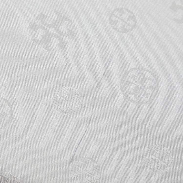 Pre Owned Tory Burch Brown Perforated Logo Leather Flap Crossbody Bag