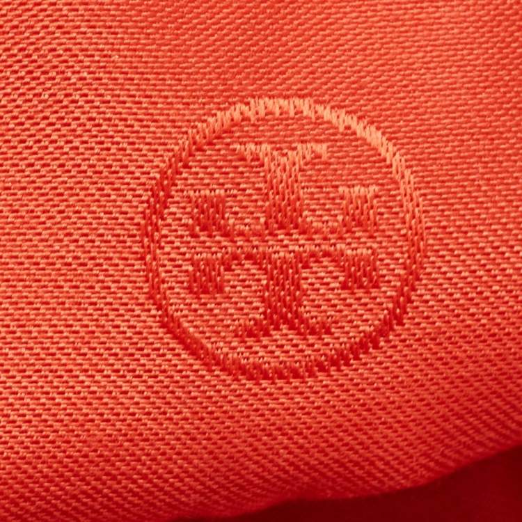 Pre Owned Tory Burch Red Studded Leather Crossbody Bag