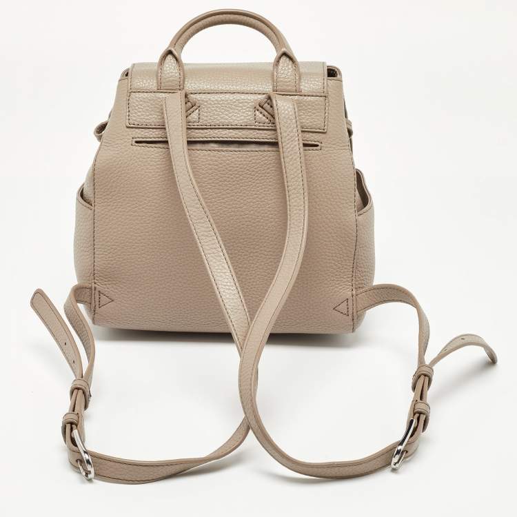 Pre Owned  Tory Burch Grey Leather Tassel Backpack
