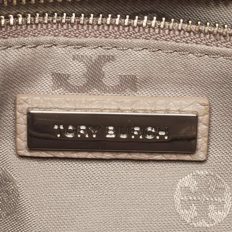 Pre Owned  Tory Burch Grey Leather Tassel Backpack