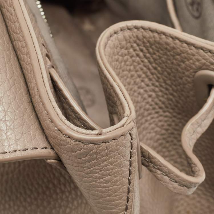 Pre Owned  Tory Burch Grey Leather Tassel Backpack